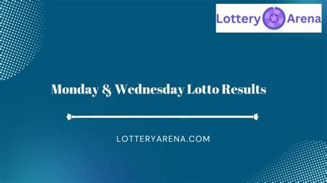 wednesday lotto results checker|Lotto Results .